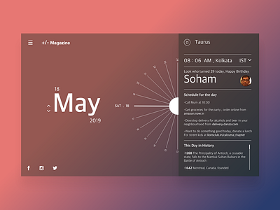 Calendar Ui adobexd brand and identity branding calendar design design flat india personal assistant type typography ui ux vector website