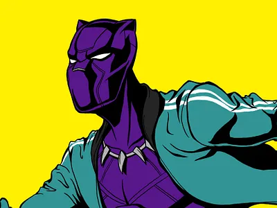 Big Shot 80s art artdirection blackpanther characterdesign hip hop illustration marvel marvelcomics panama rapper