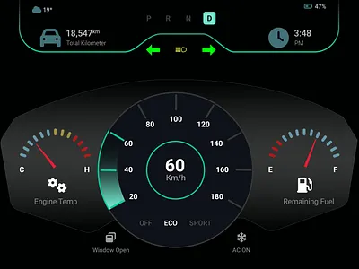 Modern Car Dashboard Display 3d animation car car dashboard car desgin car ui car ux graphic design motion graphics ui