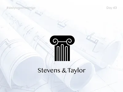 Dailychallenge Insta Shots Pt5 03 architecture logo branding column dailylogochallenge design ionic logo mirasa mirasadesign typography vector