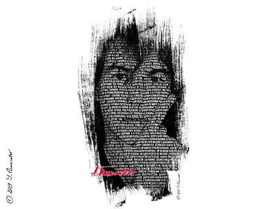 A.Bashlachev | А.Башлачев art design poster print typography typography art