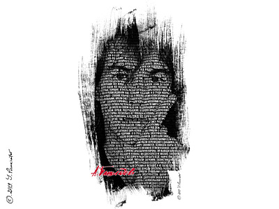 A.Bashlachev | А.Башлачев art design poster print typography typography art