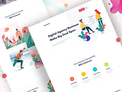 Design Agency - Homepage V5 agency agency landing page app design business clean ui clean user interface clean website design design agency homepage landing page minimal typography ui ui deisgn ux visual design web web design website