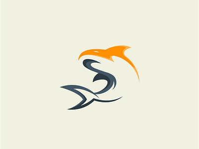 Shark Logo animal art awesome brand branding company design designer dualmeaning graphic hidden meaning icon illustration inspiration logo logotype monogram shark typography vector