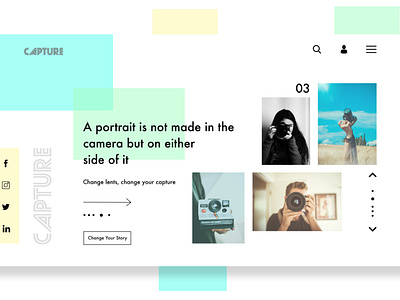 Capture mockup adobe xd hero design landing design mockup design ui ux design user experience design web design