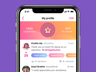 Total Loyalty Points branding bravo bright colorful design flat gradient illustration motivations tags trending uidesign ux vector