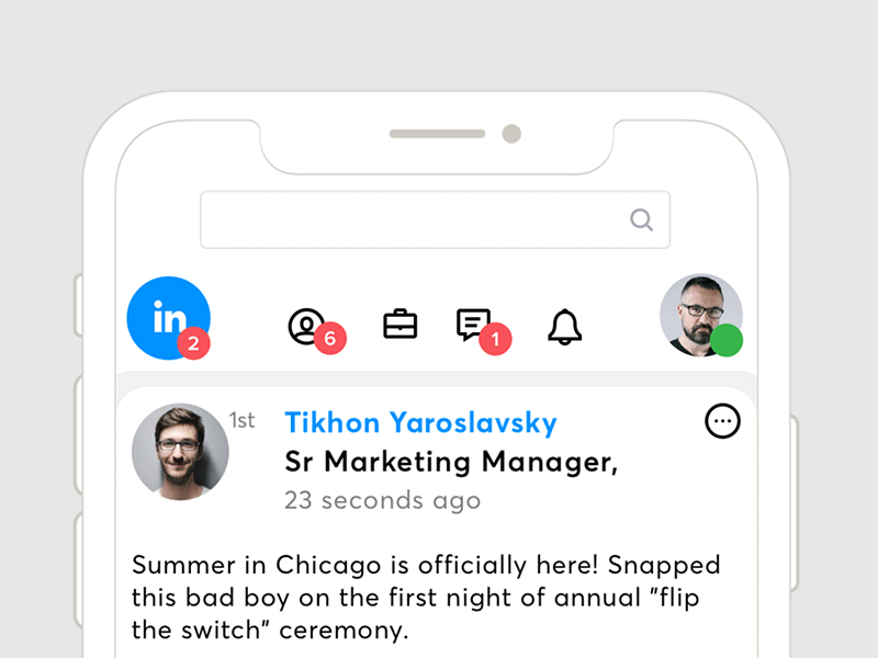 Menu Motion Study animation ios iphone mobile ui ux