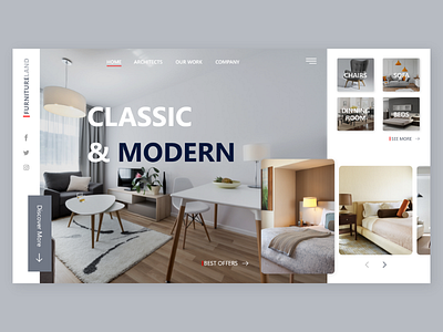 FURNITURELAND brand identity design branding design dribbble best shot furniture design furniture landing page furniture shop furniture website graphic design illustration industrial design landing page concept landing page design logo design branding product design ui ux design user experience design user interaction user interface design visual design web design