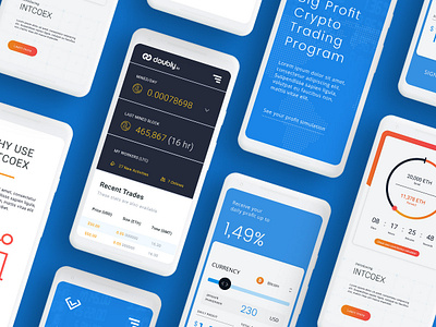 Web Design For Cryptocurrency Apps ai app design app landing page artificial intelligence bitcoin block chain crypto currency crypto exchange crypto wallet cryptocurrency cryptocurrency app landing page landingpage saas landing page start up trading platform ui ux web design website website design