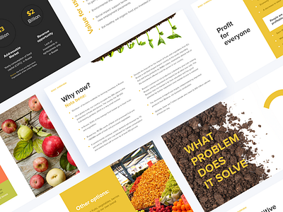 Modern agriculture design presentation
