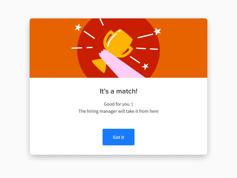 Assigned! ✨ celebration colorful hand innermobility match trophy