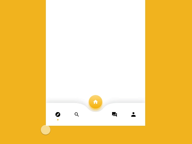 Tab Change Animation Concept app ui user experince design user inteface design ux