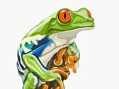T R E E F R O G adobe illustrator draw digital art drawing illustration olbap olbap design olbapdesign vector