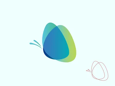 Butterfy abstract brand identity branding brandmark butterfly clean colorful design elegant geometric gradient icon logo logo design logo designer logomark minimal outline simple symbol