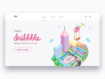 first post design illustration web