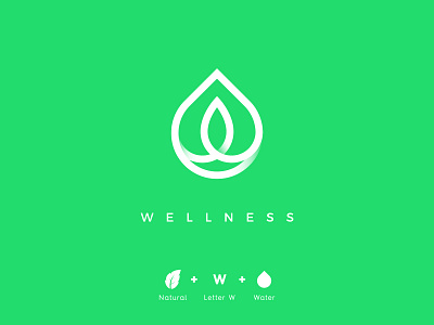 Wellness eland99 green eco healthy leaf logo inspiration nature wellness