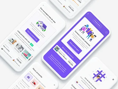 Wedy new Giftlist app branding card design form illustration interface site ui ui ux ux vector