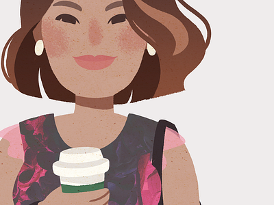 Mom Illustration character digital art digital painting drawing girl illustration mother mothers day pink