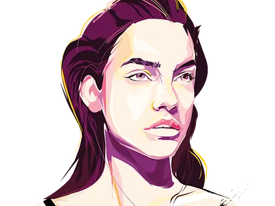 A Fashion Illustration of a Beauty. editorial art editorial design fashion illustration illustration magazine cover magazine illustration pop art portrait art vector vogue