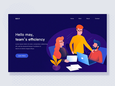 Hello may animation design dribbble hello illustrations invita pay 插画