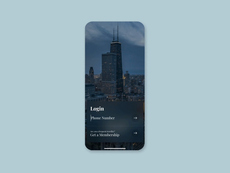 Key unlock interaction concept hotel interaction interactive internet of things iot key room stay travel ui ux uiux unlock