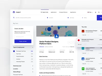 Job Application Process Dashboard pt2 app apply clean dashboard design employer employment interface job job application job seekers jobs minimal page resume search ui ux web work