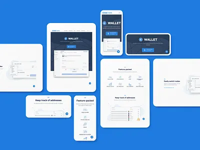 Eximchain Website - Eximchain Wallet front end front end front end development frontend responsive responsive design responsive web design responsive website responsive website design wallet web web design web developer web development website