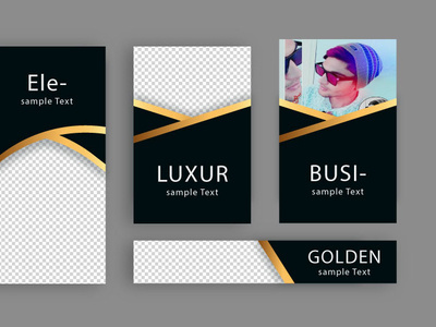 Luxury Banners banner ad bannerdesign banners branding design fiverr graphic graphic design designer illustration