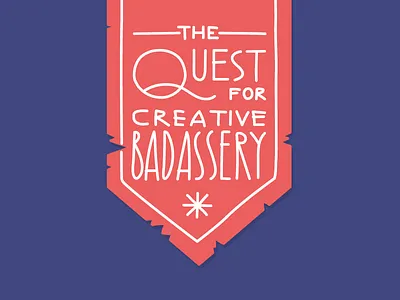 Make it Pop's Quest clean dungeons and dragons fantasy flat hand drawn illustrator line logo make it pop medieval medieval banner minimal the quest typography vector