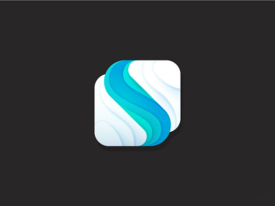 Wood and Wave Color v2 brand brand design color concept earth ice icon idea identity landing line logo mark ocean river shape water wave wood