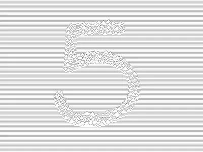 5 - 36 Days of Type 36days 5 36daysoftype colour illustration letters pattern shape typography vector