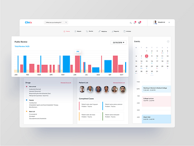 Management Tool For Health Sector bold clean design dashboard ui doctor app health management app medical app schedule trendy design ux webapplication
