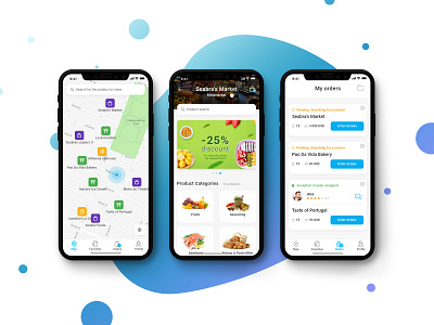 Grocery Delivery App app clean clean ui delivery delivery app delivery service ecommerce grocery instacart ios mobile product store ui ux