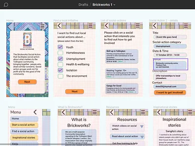Screenshot II - Brickworks figma prototype web design