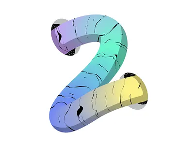 2 - 36 Days of Type 36days 2 36daysoftype colour illustration letters pattern shape typography vector