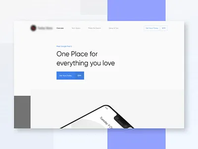 Landing Page for Technology Product android device page flat minimalist design google pixel phone india bangalore delhi landing page design login signup cart marketing advertising seo rajat mehra design shopping blog fashion travel technology internet user experience interface york london francisco