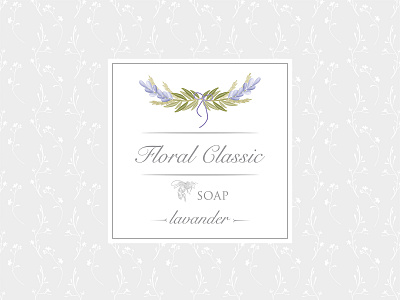 Soap Sticker Lavander adobe artist boxing branding design flat flower flowers illustration illustrator inspiration label labels lavander packing packing design soap summer summertime vector