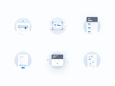 Empty states illustration set app design empty state icon set illustration ui ux