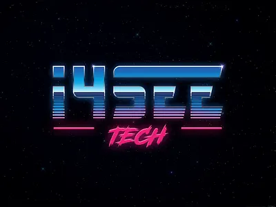 80s logo v3 80s branding identity logo logodesign logodesigns logotype retro retrowave synthwave tron typography vcr vector wordmark