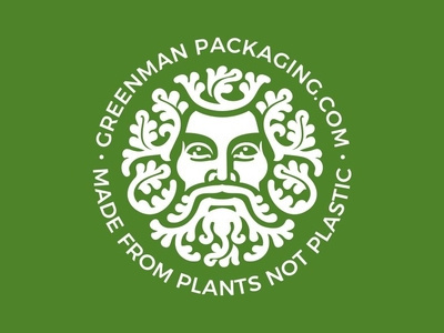 Greenman logo green logo green packaging greenman greenman logo human face logo mythology god logo mythology logo oak oak leaf tree logo