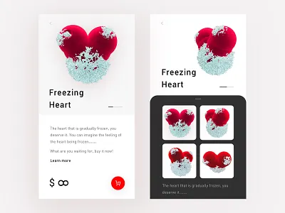 Heart c4d design heart red ui