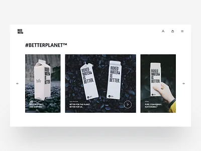 Boxedwater :: Slides :: Layout Exploration blog clean clean image creative landing page landing page web design layout exploration menu minimal minimal layout navigation order shopping shopping cart slide tranmautritam typography ui design web design web typography