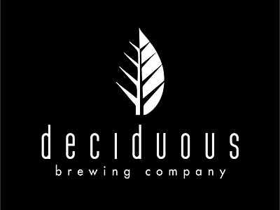 Decidious Brewing Company branding branding and identity graphic design logo logo design typography vector