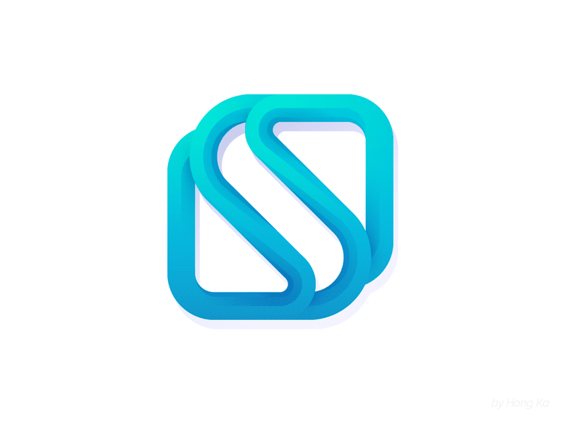 Logo Wood and Wave Color Animated animated branding concept design flow gif icon idea identity line logo mark motion ocean river shape vector water wave wood