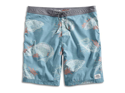 Katin Sashimi Trunk 60s 70s design illustration retro stoner surf swim vintage