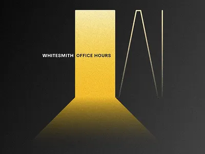 Whitesmith Marketing Banner ad banner design door gold illustration light and shadow noise skeumorphism