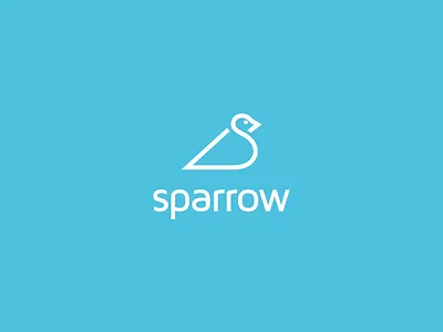 s+sparrow bird brand company letters logo logo design modern monogram paperwork pictorial simple sparrow