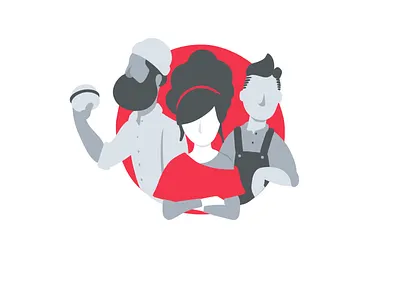 Friends You Trust Minimal app branding design food food and drink food app friends illustration litlist recommendations