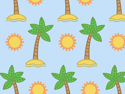 Patten Tropical beach caribean diseño españa iconos ilustración ilustrador cc kids palm patten patten for kids plano summer sun trophy tropical vector venezuela