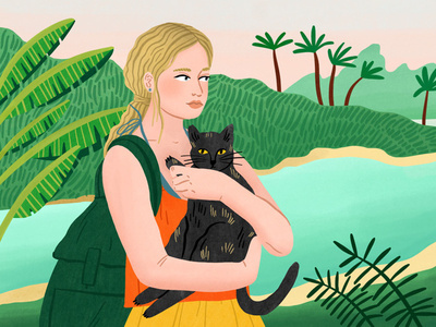 Colgate University bodil jane cat digital ecuador editorial folioart illustration landscape narrative travel